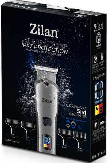 Zilan 5-in-1 Машинка за Подстригване Сива ZLN8634
