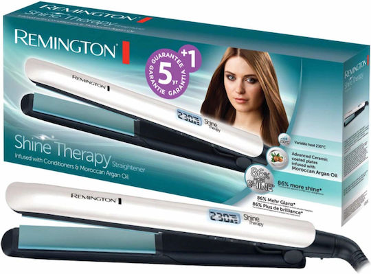 Remington Shine Therapy S8500 Hair Straightener with Ceramic Plates