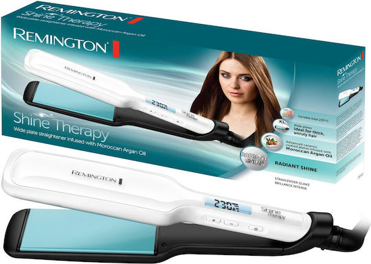 Remington Shine Therapy S8550 Hair Straightener with Ceramic Plates