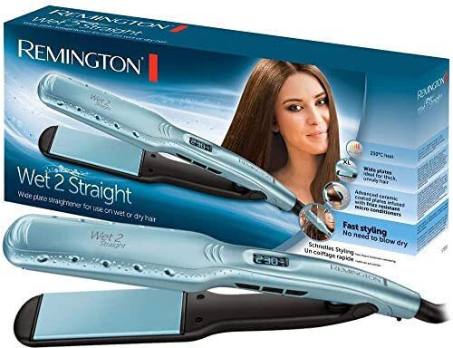 Remington Wet2Straight S7350 Πρέσα Μαλλιών με Κεραμικές Πλάκες