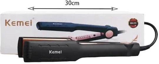 Kemei KM-470 Haarglätter mit Keramikplatten 35W