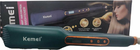 Kemei KM-8879 Πρέσα Μαλλιών με Κεραμικές Πλάκες 55W