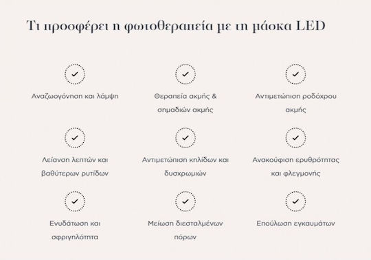 Μάσκα Φωτοθεραπείας Προσώπου 21242