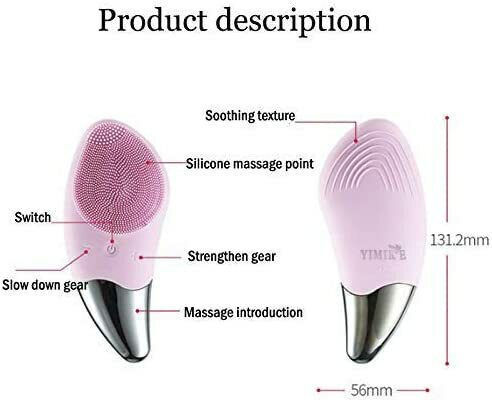 Br-020 Cleansing Silicone Facial Cleansing Brush Green t02115678-1