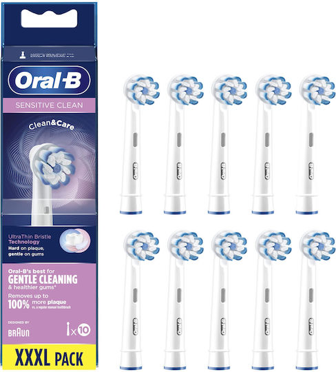 Oral-B Sensitive Clean & Care Electric Toothbrush Replacement Heads 325888 10pcs