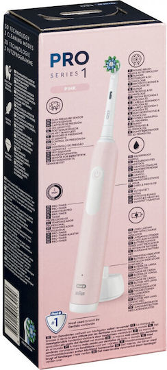 Oral-B Pro Series 1 Electric Toothbrush with Pressure Sensor Pink