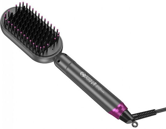 Hoco HP44 Ceramic Electric Hair Brush for Hair Straightening and Curls 85W