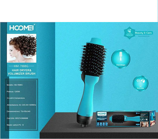 Hoomei Electric Brush with Air for Straightening 1200W