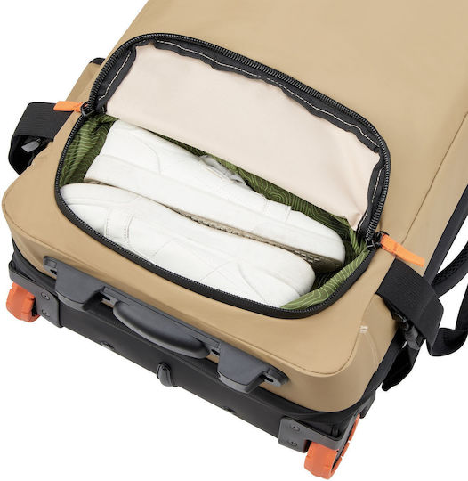 Delsey Jeep Σακ Βουαγιάζ 38lt Warm Sand με Ρόδες Υφασμάτινο Μ55xΠ25xΥ35εκ.