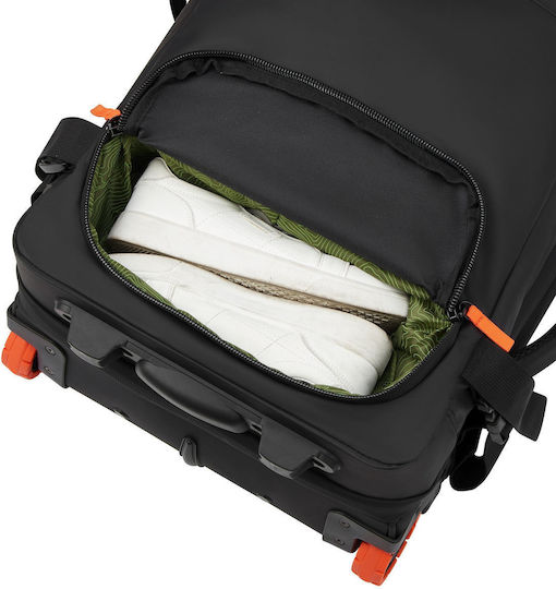 Delsey Jeep Σακ Βουαγιάζ 38lt Black με Ρόδες Υφασμάτινο Μ55xΠ25xΥ37εκ.