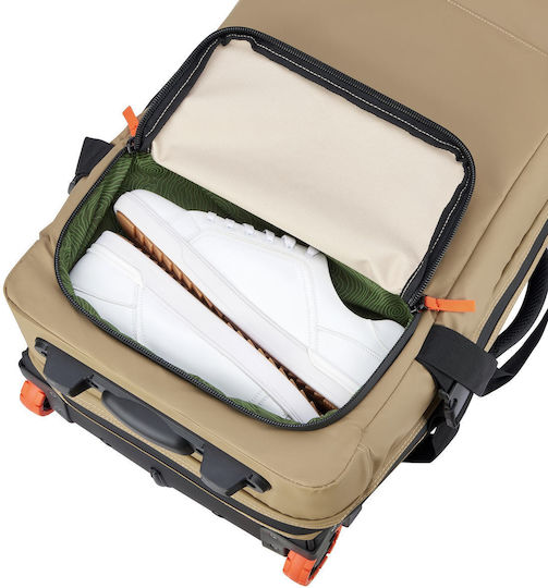 Delsey Jeep Sack Voyage 64lt Warm Sand with Wheels Fabric L72xW29.5xH36.5cm