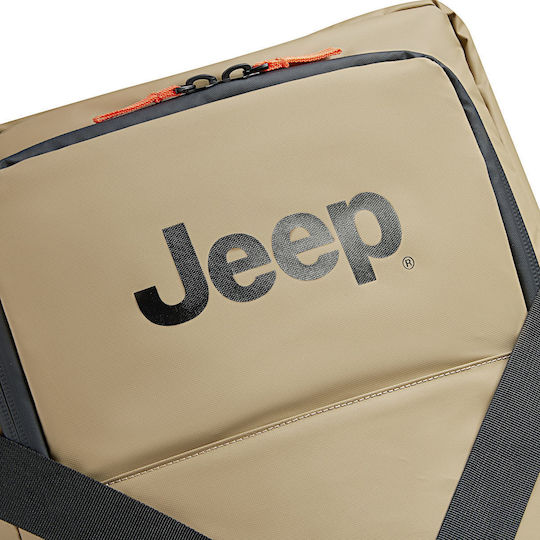 Delsey Jeep Sack Voyage 64lt Warm Sand with Wheels Fabric L72xW29.5xH36.5cm