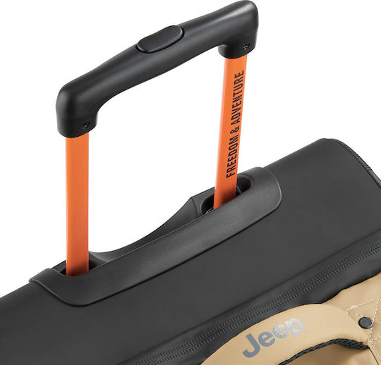 Delsey Jeep Σακ Βουαγιάζ 38lt Warm Sand με Ρόδες Υφασμάτινο Μ55xΠ25xΥ35εκ.