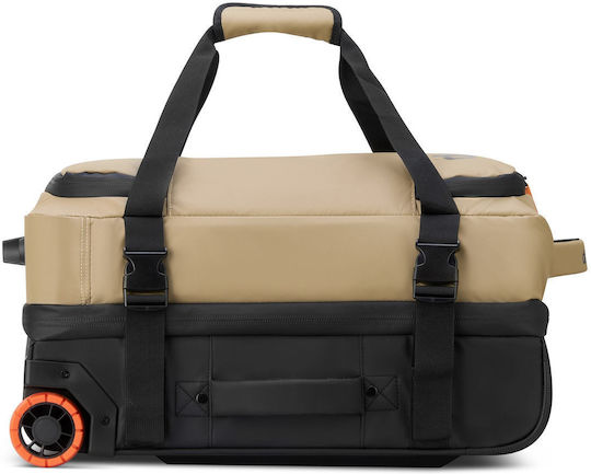 Delsey Jeep Σακ Βουαγιάζ 38lt Warm Sand με Ρόδες Υφασμάτινο Μ55xΠ25xΥ35εκ.