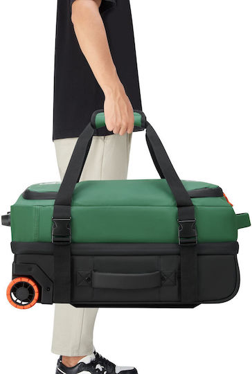 Delsey Jeep Сак Вояж 38лт Elm Green с колела Текстилен Д55xШ25xВ35см.