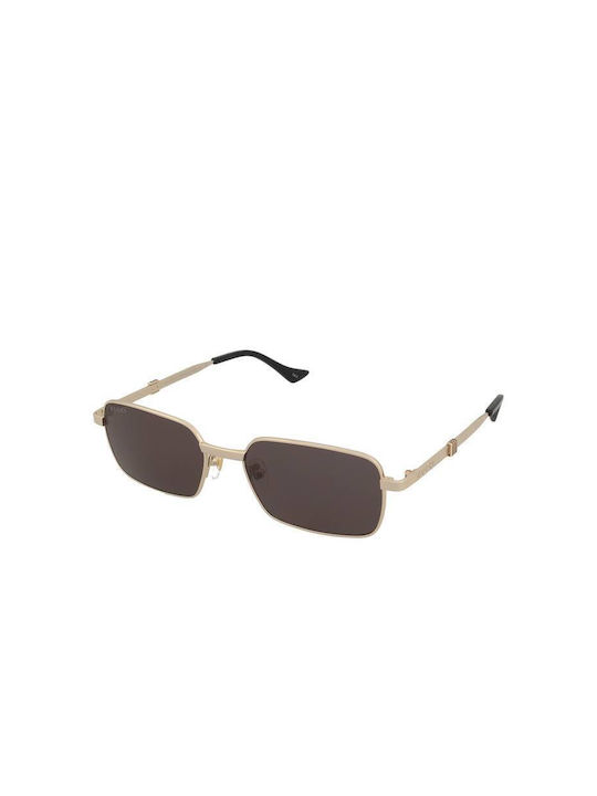 Gucci Sunglasses with Gold Metal Frame and Gray Lens GG1495S 001