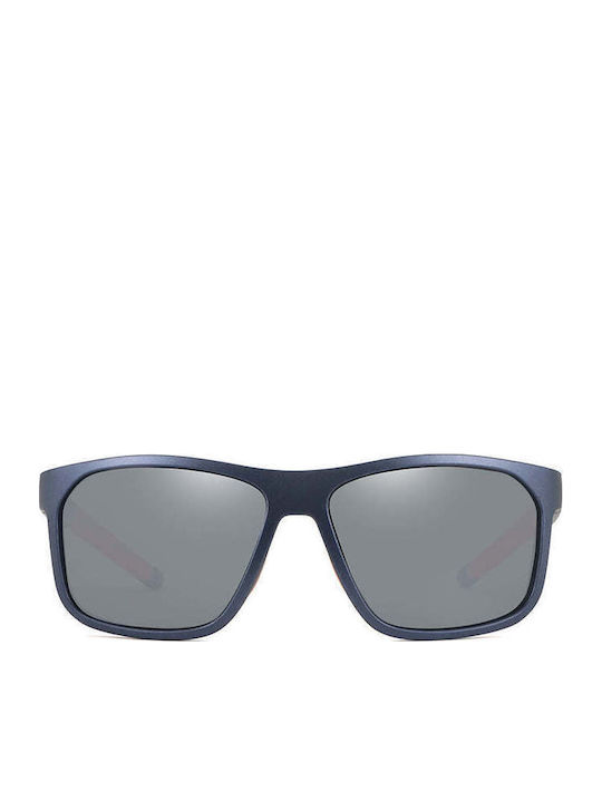 Polareye Men's Sunglasses with Blue Plastic Frame and Polarized Lens PTE2168