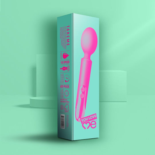 Rocks Off Take Me Mini Massage Vibrator Fuchsia