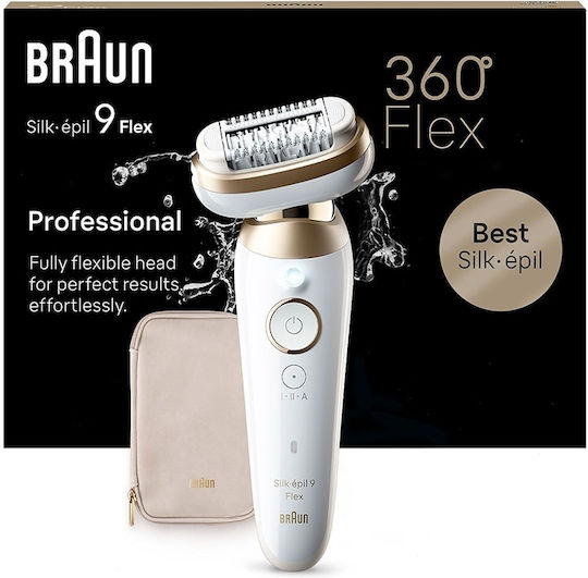 Braun Silk Epil 9 Flex Epilator Machine Epilator for Face & Body SES9-011/3D