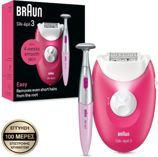 Braun Silk Epil 3 Σετ Αποτρίχωσης Epilator για Σώμα & Μπικίνι S71001369