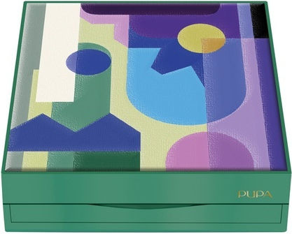 Pupa Pupart M Make-up Palette Green Палитра със Сенки за Очи Матов в Твърда Форма Зелен 18.8гр
