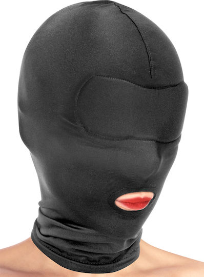 Fetish Tentation Fetish Tentation Open Mouth Hood BDSM Mask in Black Color