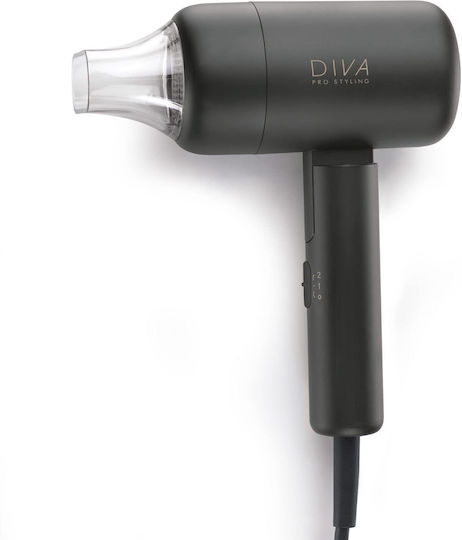 Diva Pro Styling Πιστολάκι Μαλλιών Ταξιδίου 1600W PRO127