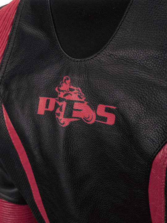 Femeiesc Geacă de motocicletă De piele Waterproof Black Pink