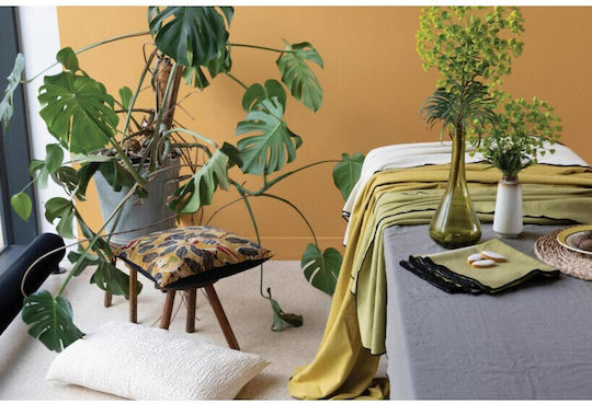Winkler Grace Towel from 100% Cotton in Yellow Color 40x40cm Winkler Grace Towel from 100% Cotton in Yellow Color 40x40cm