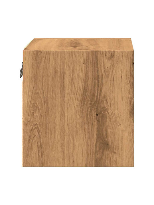 Ράφια Τοίχου Καφέ (2τμχ) 30x28.5x30εκ.