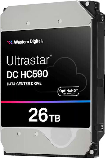 Western Digital DC HC690 24TB HDD Festplatte 3.5" SATA III 7200Umdrehungen pro Minute mit 512MB Cache für NAS / Server / Blockflöte