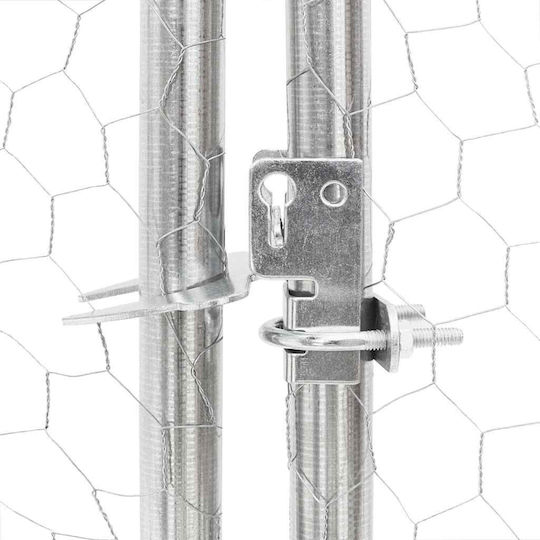 vidaXL 3328521 Galvanized Steel Cage for Birds 250x400x225cm