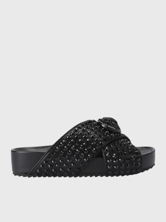 Γυναικεία Σανδάλια Flatforms Μαύρα