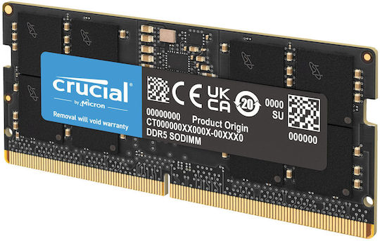 Crucial 8GB DDR5 RAM with 5600 Speed for Laptop