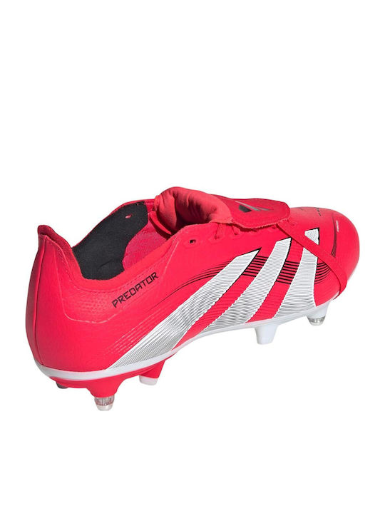 adidas Predator League Football Shoes with Cleats Red