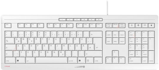 Cherry Stream TKL Keyboard Only German White