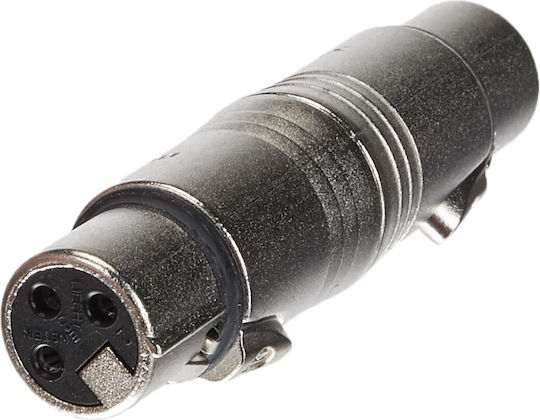 Neutrik NA3FF Μετατροπέας XLR female σε XLR female Ασημί 1τμχ