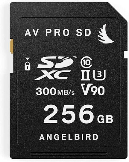 Angelbird SDXC 256GB U3 V60 UHS-II 300MB/s με αντάπτορα
