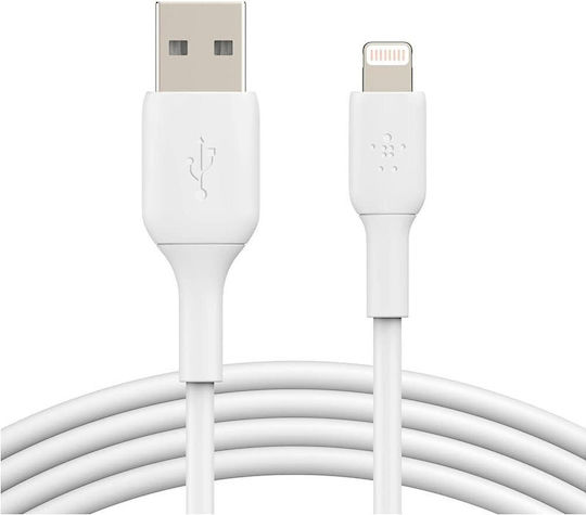 Belkin Редовна USB-A към Lightning кабел Бял 1м (S7733869)