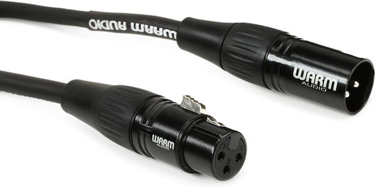 Warm Audio Cable XLR male - XLR female Μαύρο 0.9m (PRO-XLR-3)