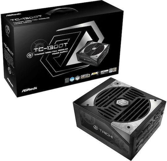 ASRock Taichi TC-1300T 1300W Черен Компютърно захранване Пълен модул 80 Plus Titanium