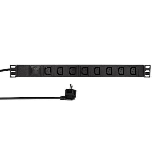 LogiLink Πολύπριζο Rack PDU8A01 1τμχ