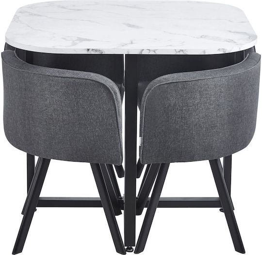 Dining Room Adeline 5pcs 90x90cm