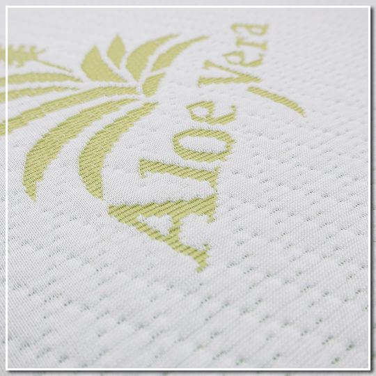 Klikareto Mattress Topper Aloe Vera Double Foam 150x190x4cm
