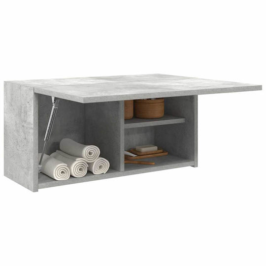 vidaXL Ντουλάπι Μπάνιου 60x25x30cm Γκρι