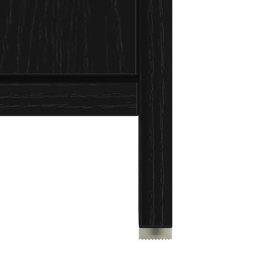 vidaXL Ντουλάπι Μπάνιου 60x33x60cm Μαύρο