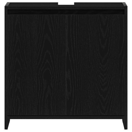 vidaXL Ντουλάπι Μπάνιου 60x33x60cm Μαύρο