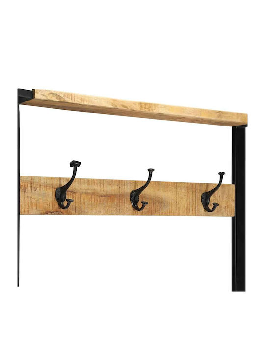 Eingangsmöbel mit Garderobe & Schuhschrank Coffee 80x40x190cm