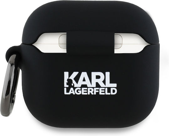 Karl Lagerfeld Choupette 3d Case Silicone in Black color for Apple AirPods 4