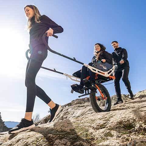 Hiking Walking Running Wheelchair One Wheel Or Electric